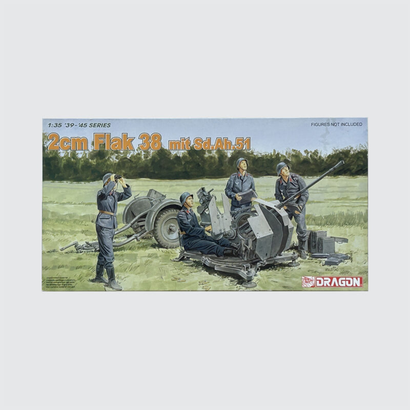 DRAGON 6288 2cm Flak 38 mit Sd.Ah.51 1/35