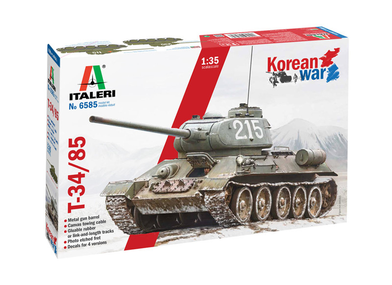 1/35 T-34/85 "Korean War" incl. Metal Barrel & PE